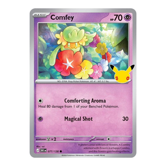 ME: 30th Celebration (30C) - Comfey (#077/128) (Near Mint)