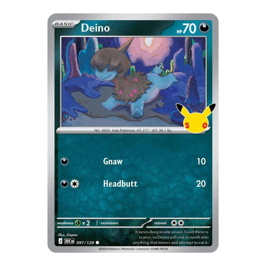 ME: 30th Celebration (30C) - Deino (#097/128) (Near Mint)