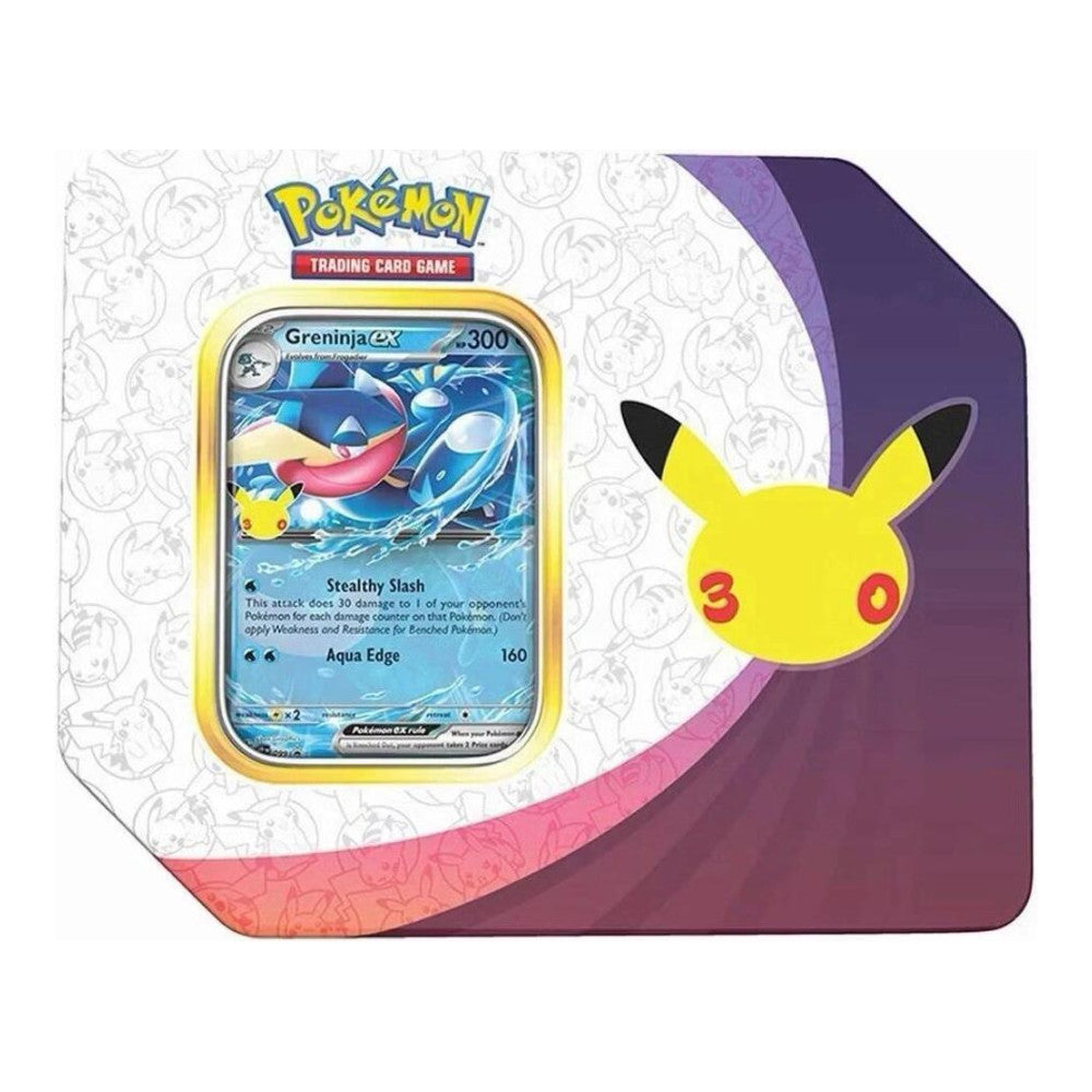 ME: 30th Celebration (30C) - 30th Celebration ex Tin [Greninja ex] (Retail Version) () (Unopened)