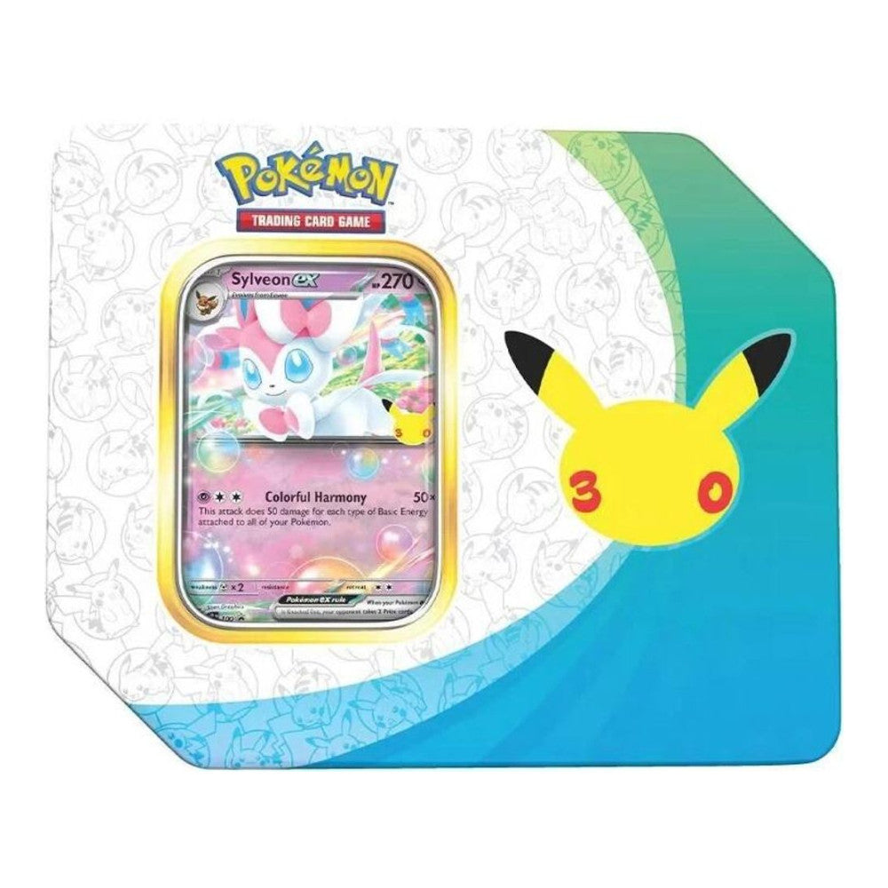 ME: 30th Celebration (30C) - 30th Celebration ex Tin [Sylveon ex] (Retail Version) () (Unopened)