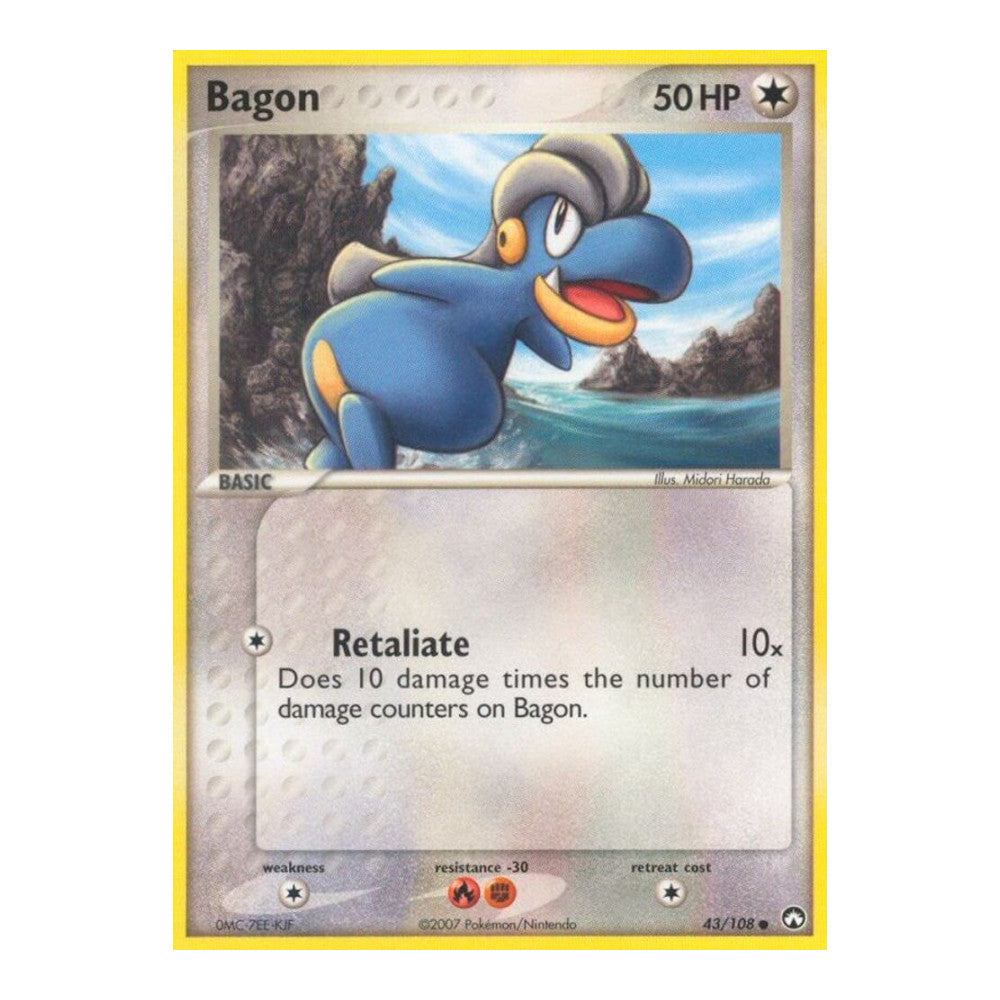 EX Power Keepers (PK) - Bagon (#43/108) (Near Mint)