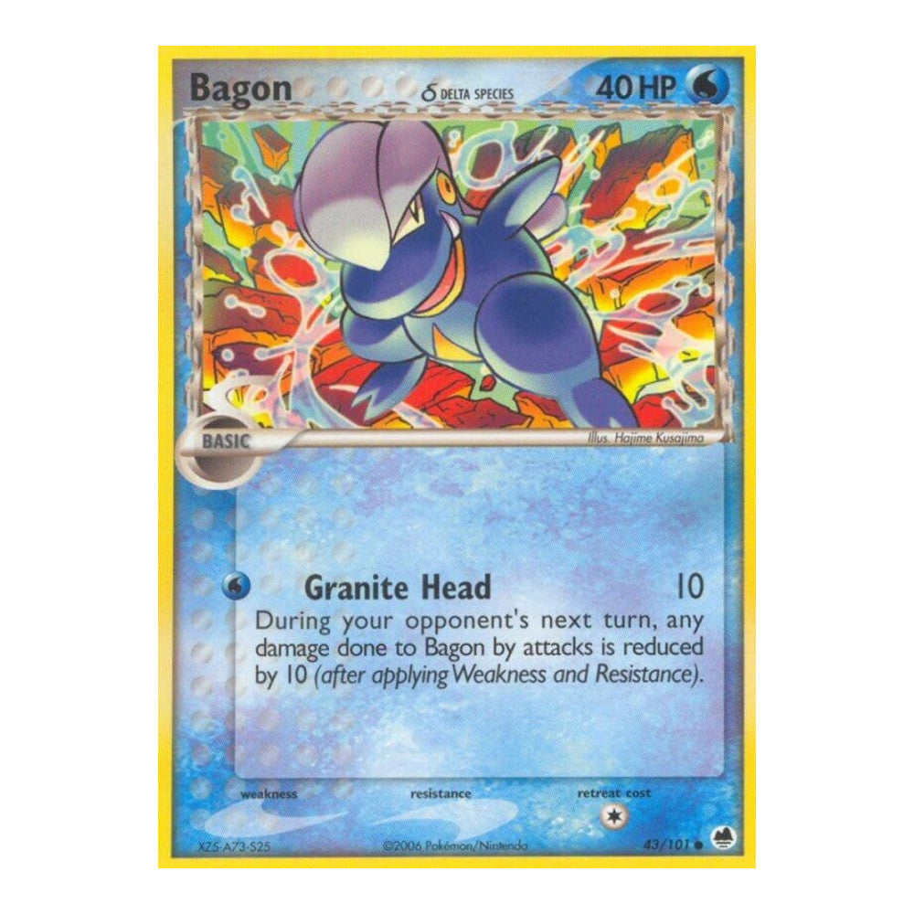EX Dragon Frontiers (DF) - Bagon Delta Species (#43/101) (Near Mint)
