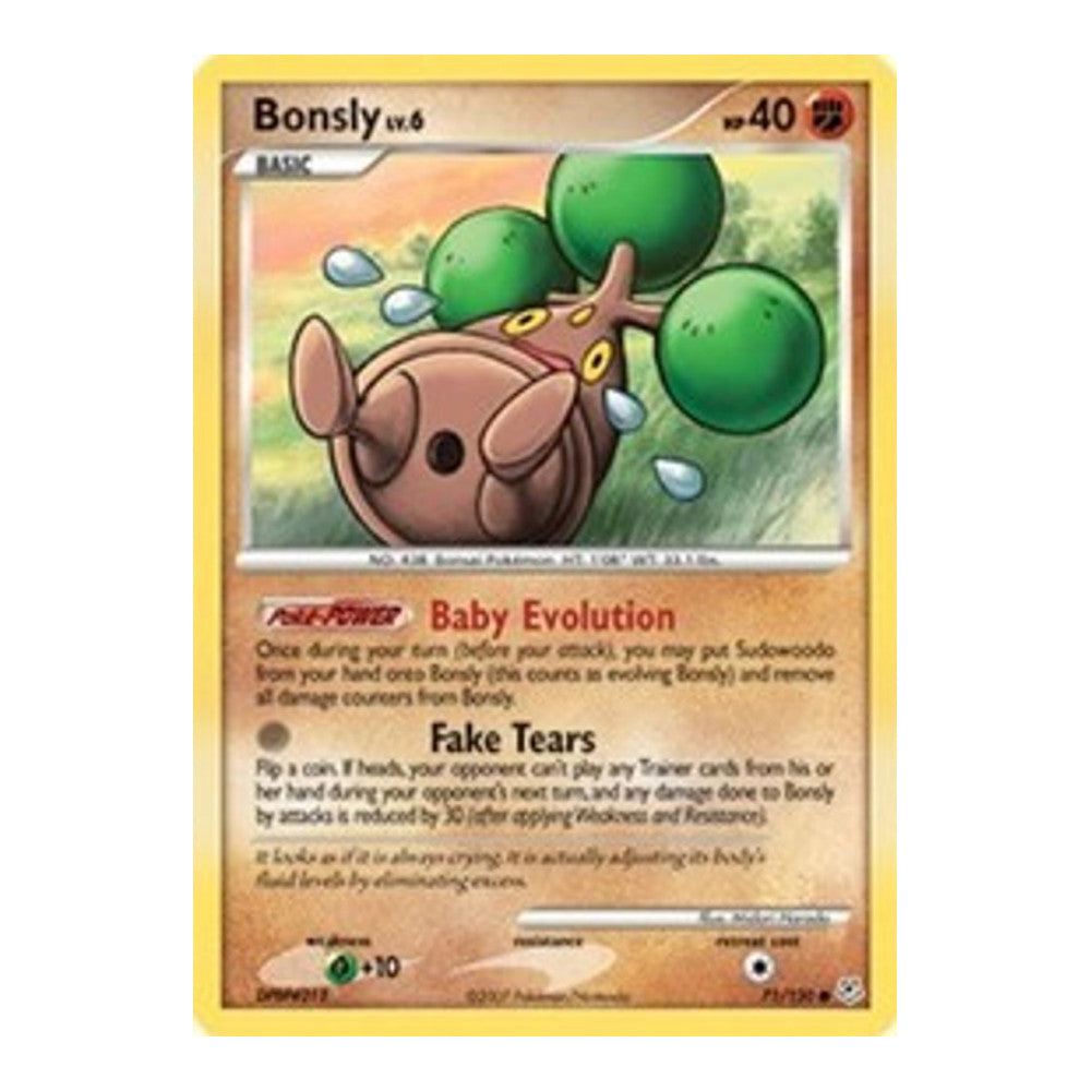 Diamond and Pearl (DP) - Bonsly (#71/130) (Near Mint)