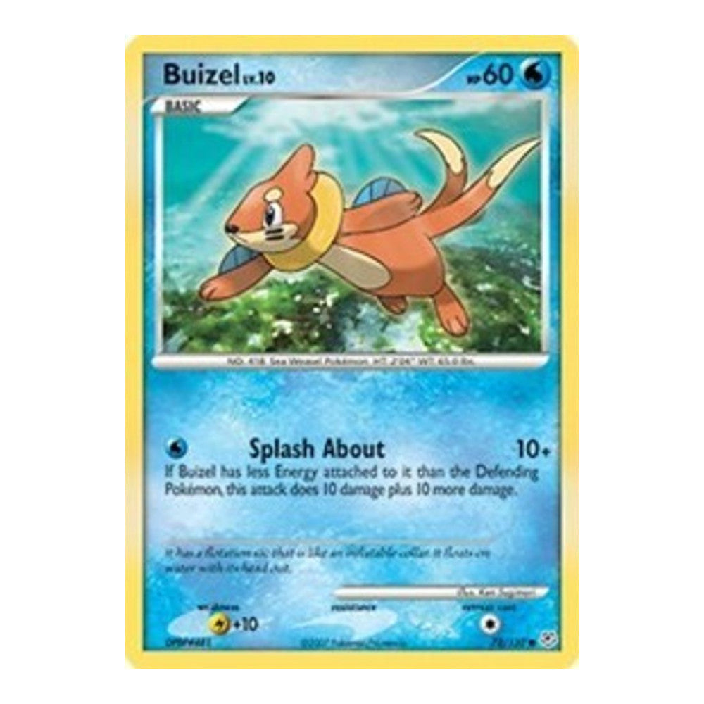 Diamond and Pearl (DP) - Buizel (#72/130) (Near Mint)