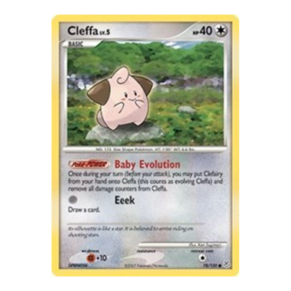 Diamond and Pearl (DP) - Cleffa (#78/130) (Near Mint)