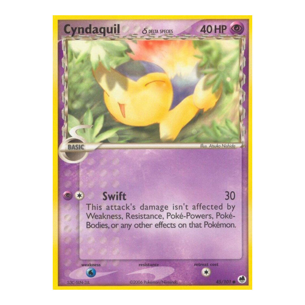 EX Dragon Frontiers (DF) - Cyndaquil Delta Species (#45/101) (Near Mint)