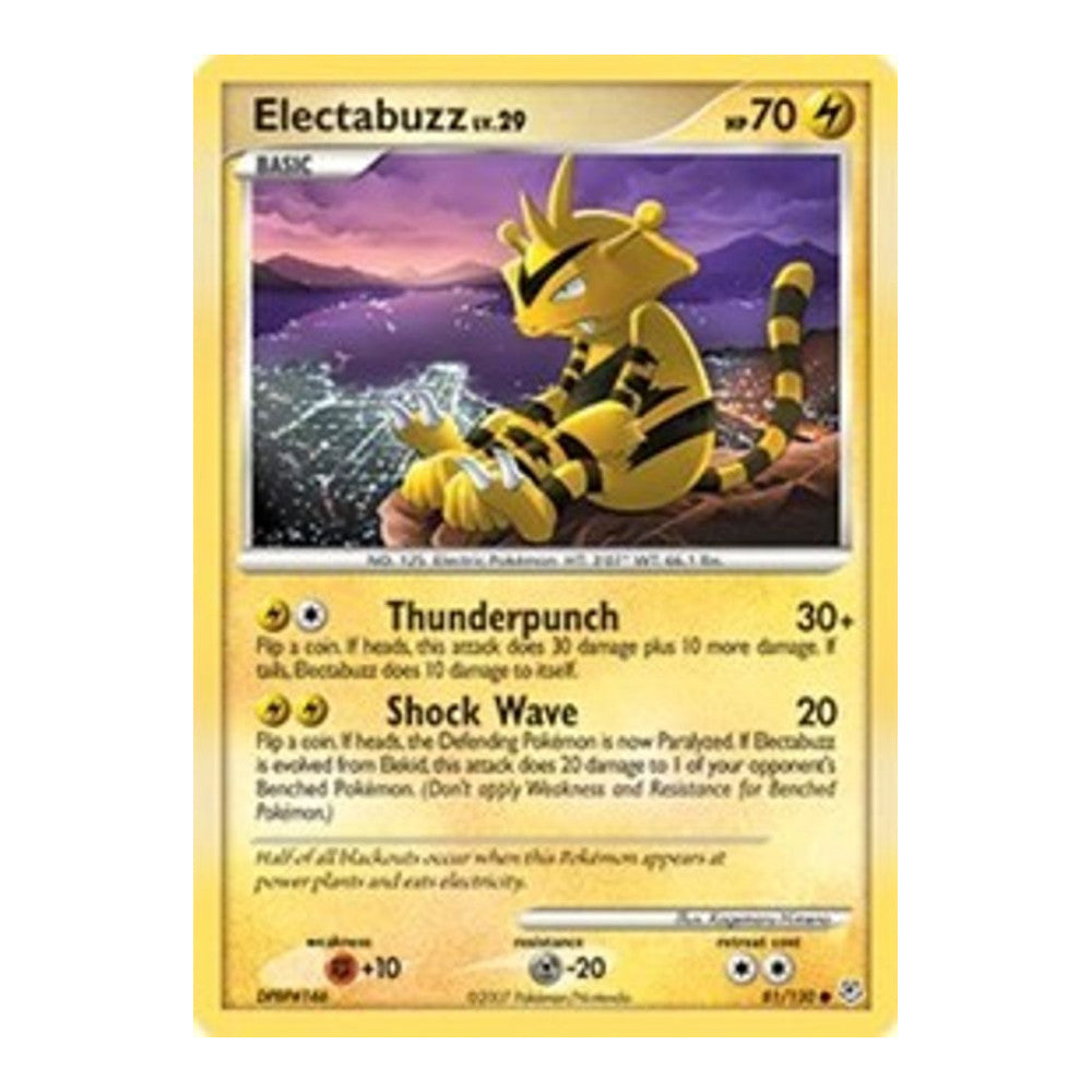 Diamond and Pearl (DP) - Electabuzz (#81/130) (Near Mint)