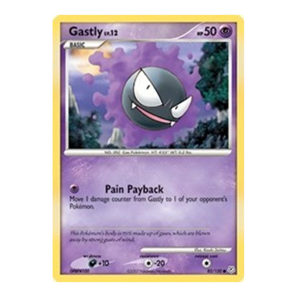 Diamond and Pearl (DP) - Gastly (#82/130) (Near Mint)