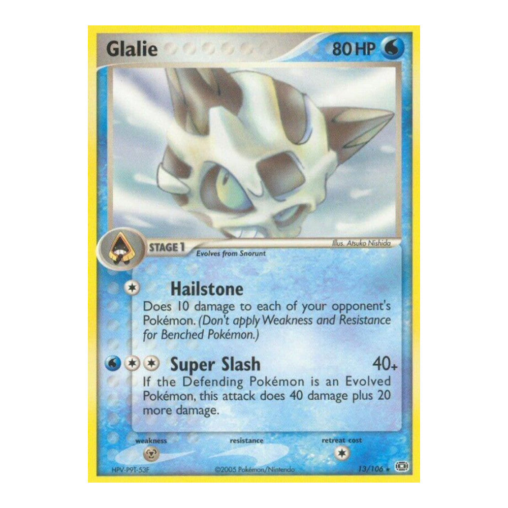 EX Emerald (EM) - Glalie (#13/106) (Near Mint)