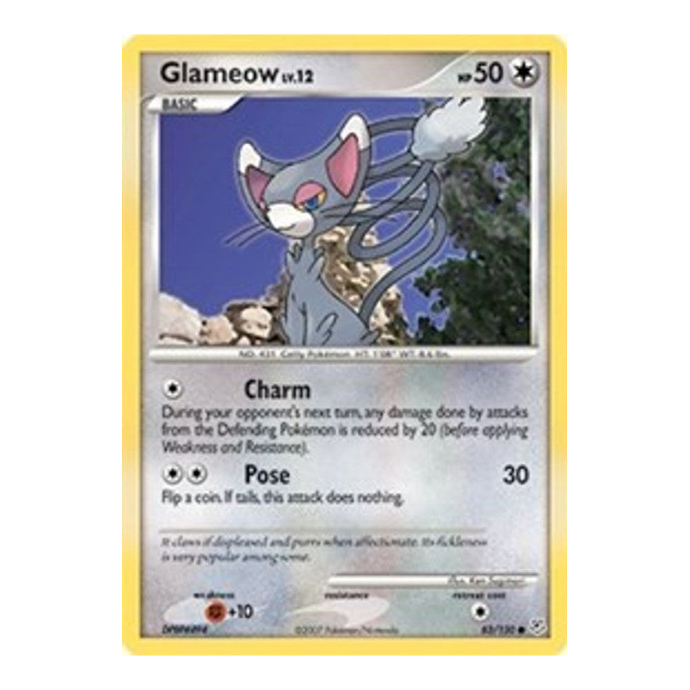 Diamond and Pearl (DP) - Glameow (#83/130) (Near Mint)