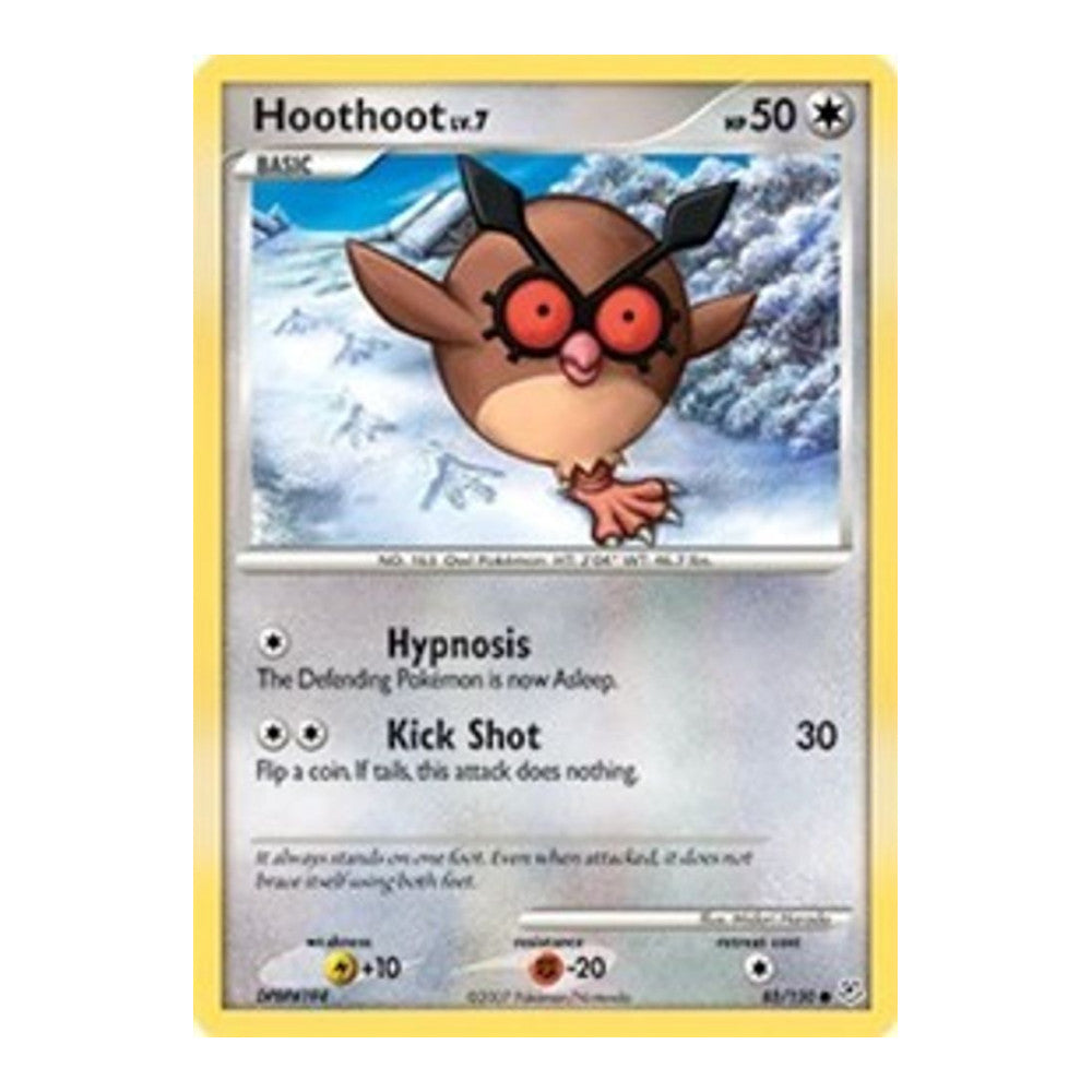 Diamond and Pearl (DP) - Hoothoot (#85/130) (Near Mint)