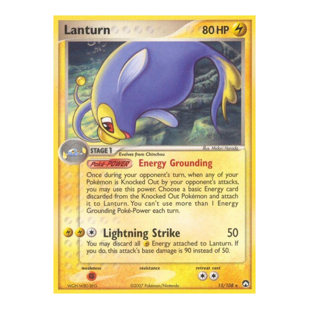 EX Power Keepers (PK) - Lanturn (#15/108) (Near Mint)