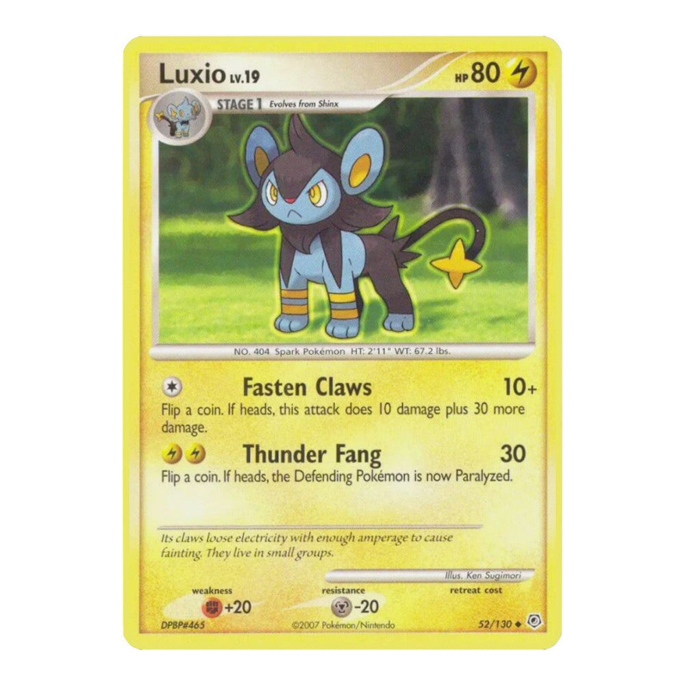 Diamond and Pearl (DP) - Luxio (#52/130) (Near Mint)