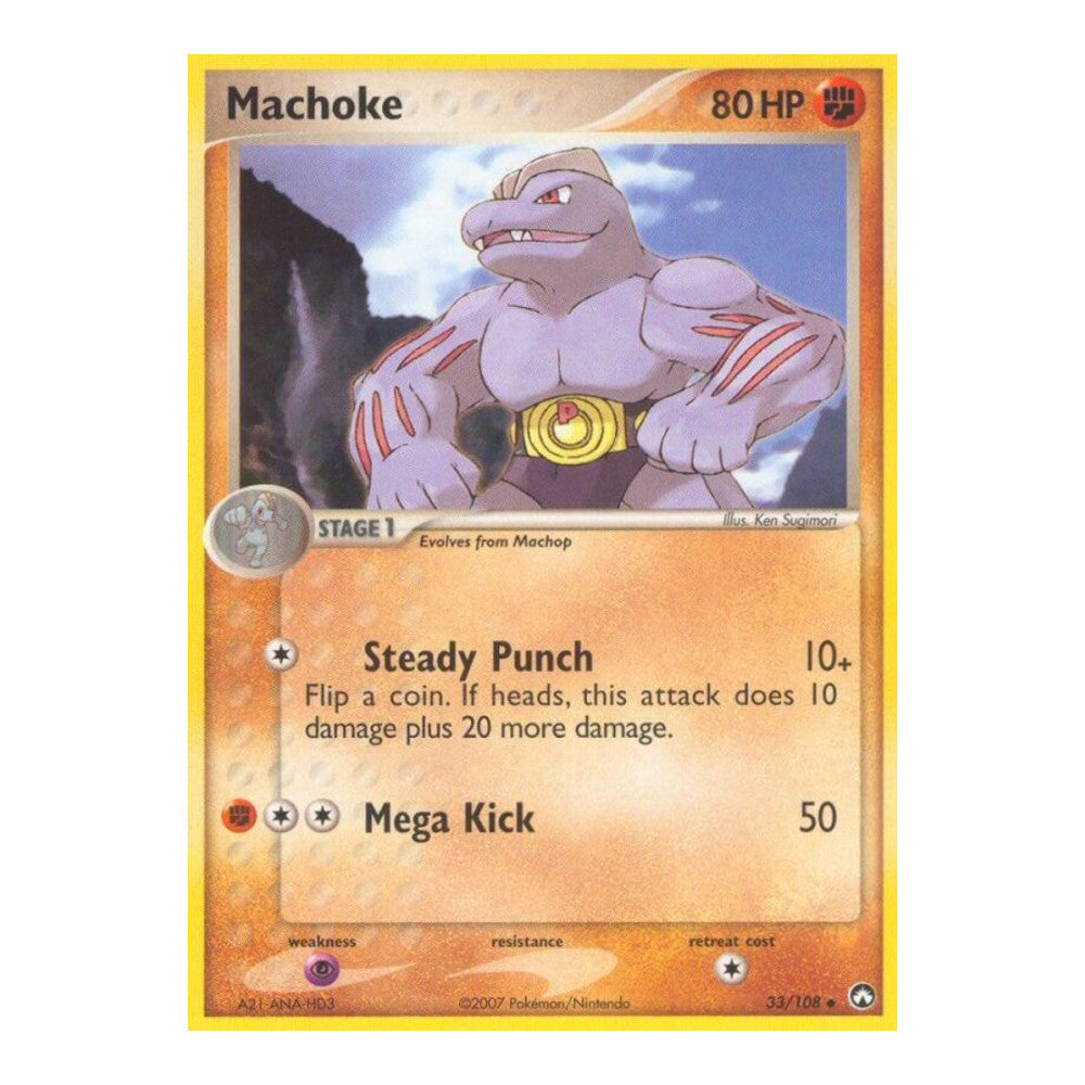 EX Power Keepers (PK) - Machoke (#33/108) (Near Mint)