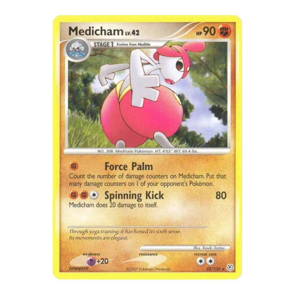 Diamond and Pearl (DP) - Medicham (#32/130) (Near Mint)