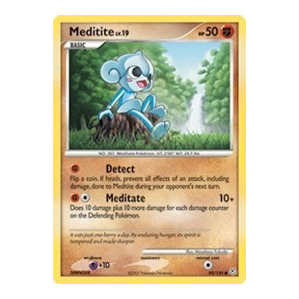 Diamond and Pearl (DP) - Meditite (#89/130) (Near Mint)