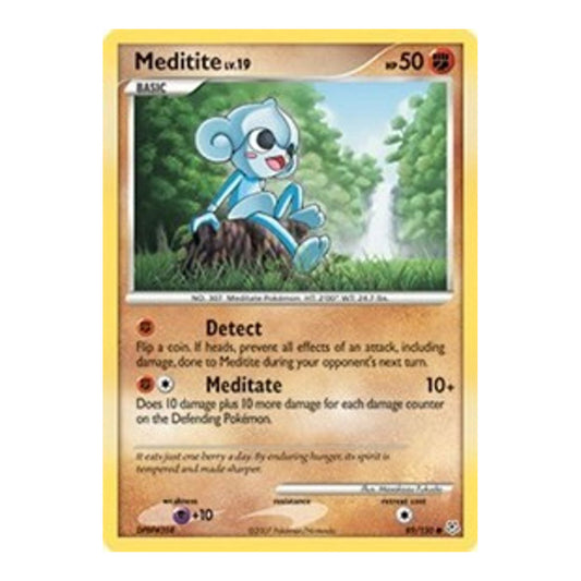 Diamond and Pearl (DP) - Meditite (#89/130) (Near Mint)