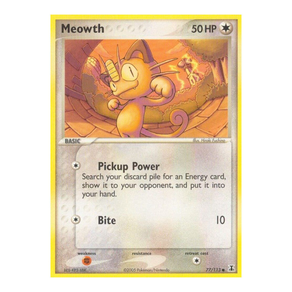 EX Delta Species (DS) - Meowth (#77/113) (Near Mint)