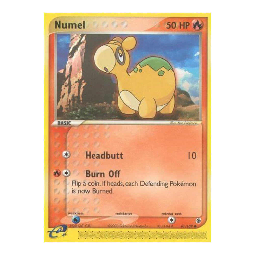 EX Ruby and Sapphire (RS) - Numel (#61/109) (Near Mint)
