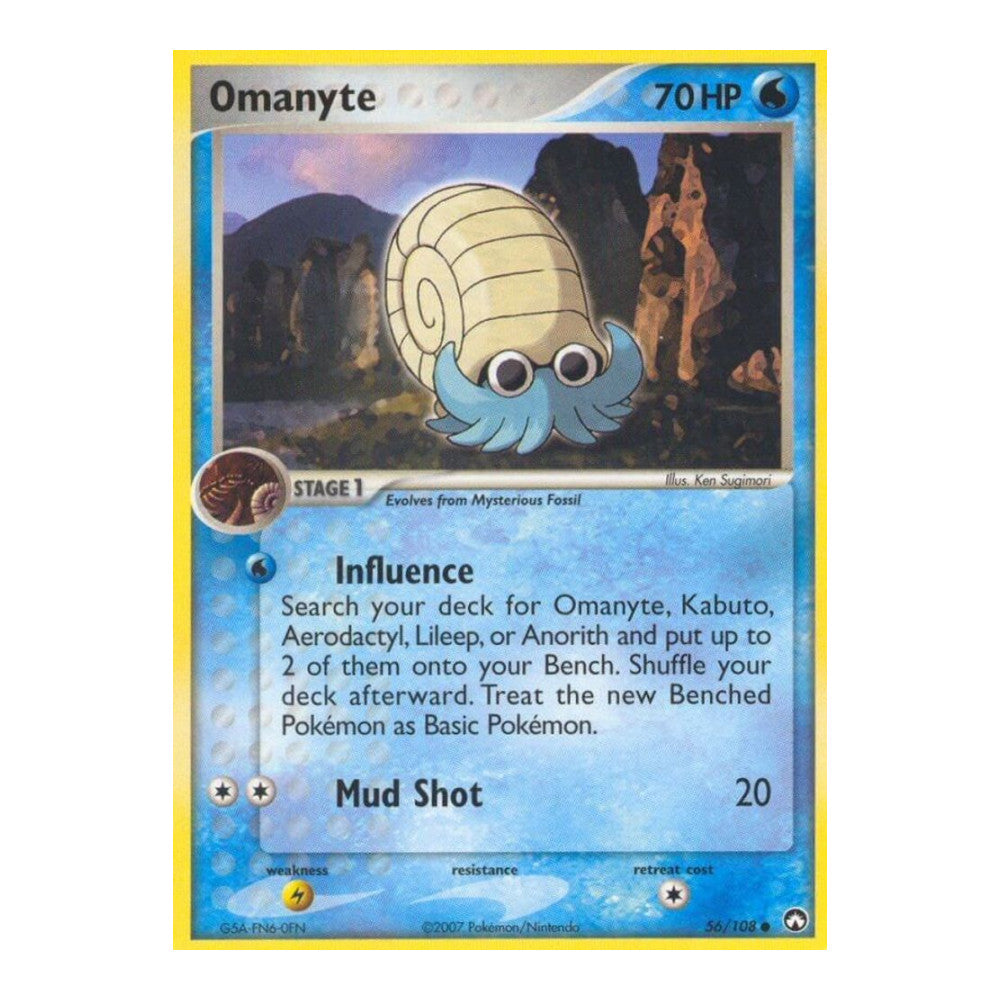 EX Power Keepers (PK) - Omanyte (#56/108) (Near Mint)