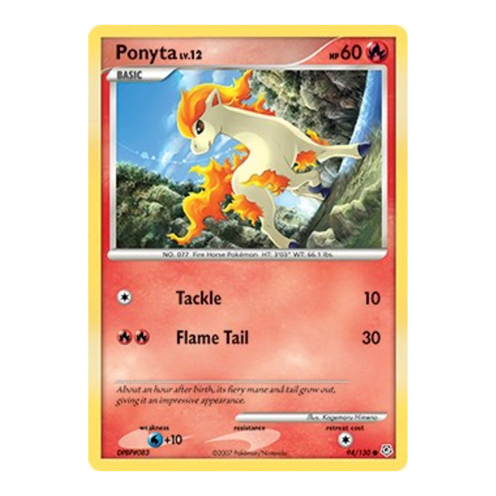 Diamond and Pearl (DP) - Ponyta (#94/130) (Near Mint)
