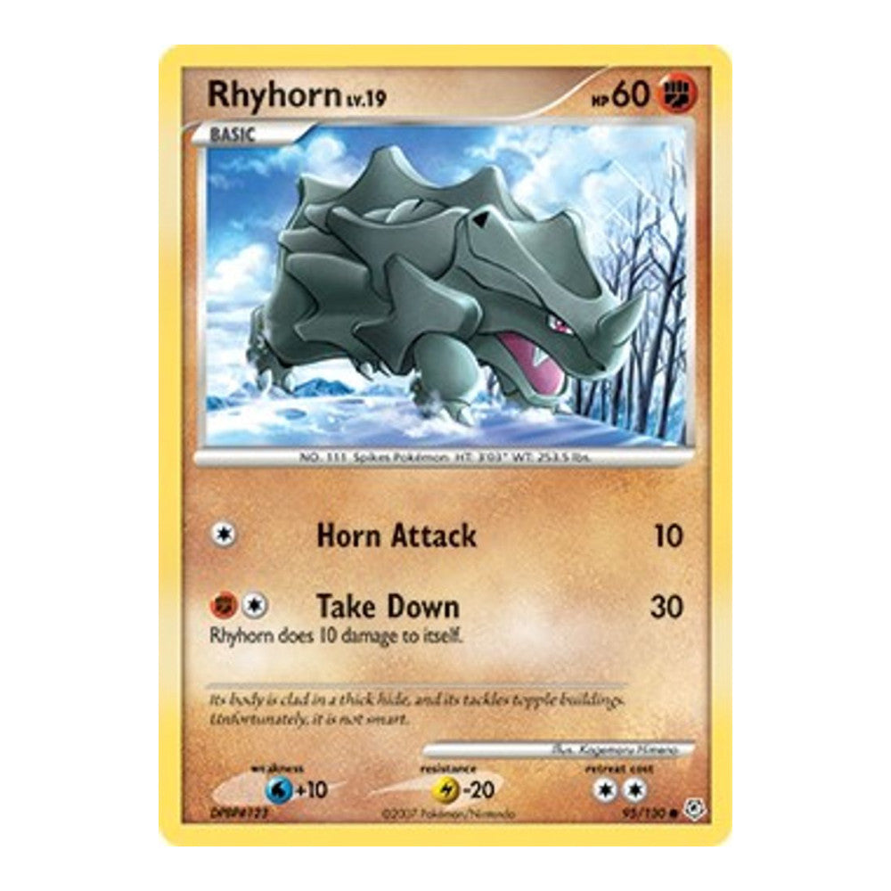 Diamond and Pearl (DP) - Rhyhorn (#95/130) (Near Mint)