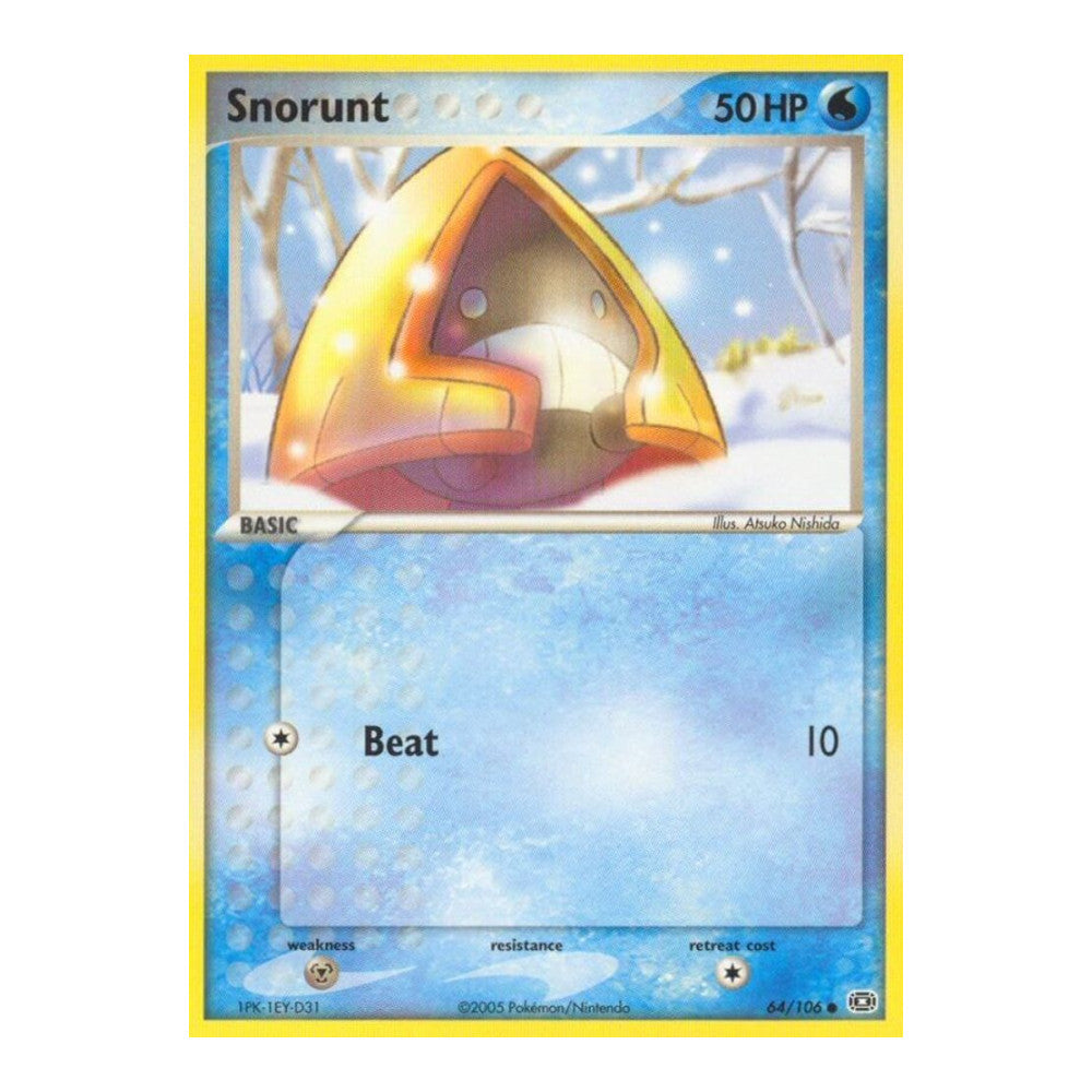 EX Emerald (EM) - Snorunt (#64/106) (Near Mint)