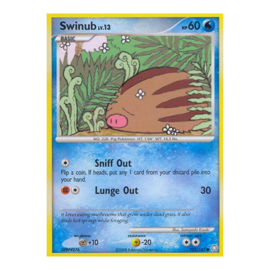 Legends Awakened (LA) - Swinub (#123/146) (Near Mint)