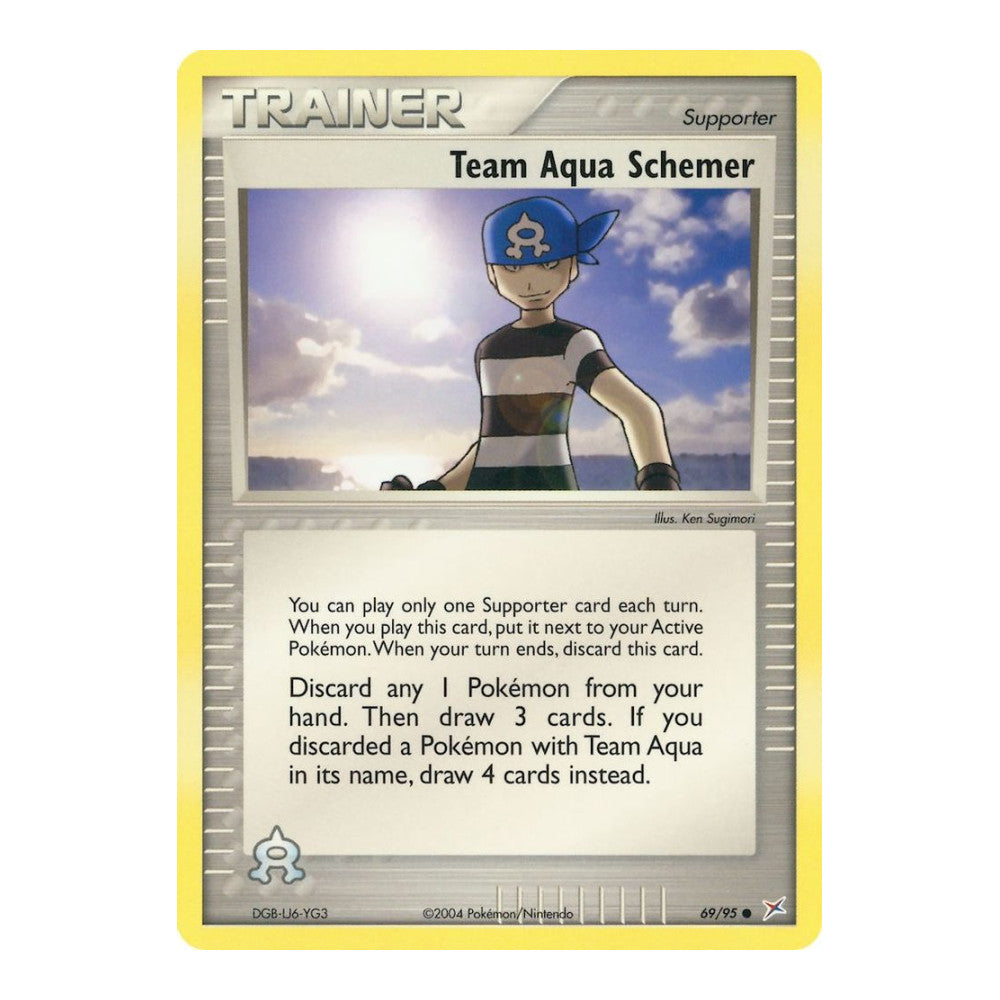 EX Team Magma vs Team Aqua (MA) - Team Aqua Schemer (#69/95) (Near Mint)