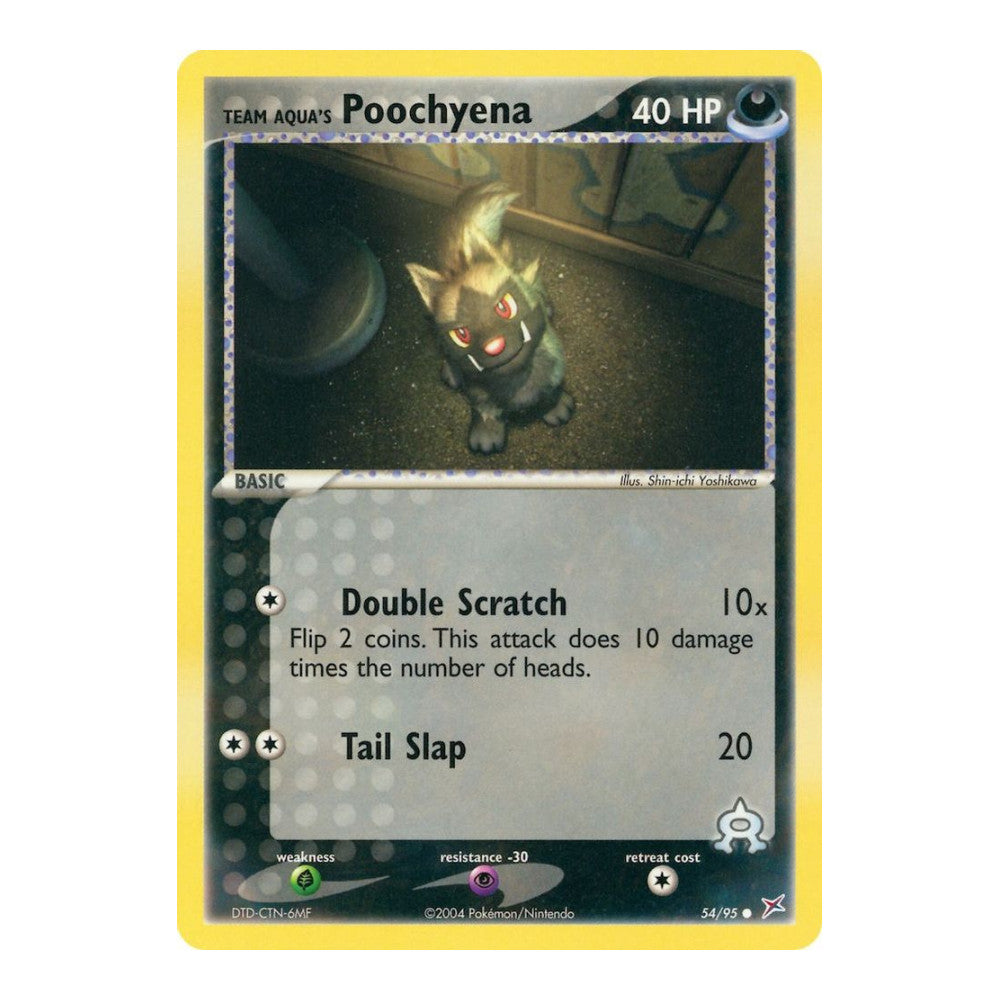 EX Team Magma vs Team Aqua (MA) - Team Aquas Poochyena 54 95 (#54/95) (Near Mint)