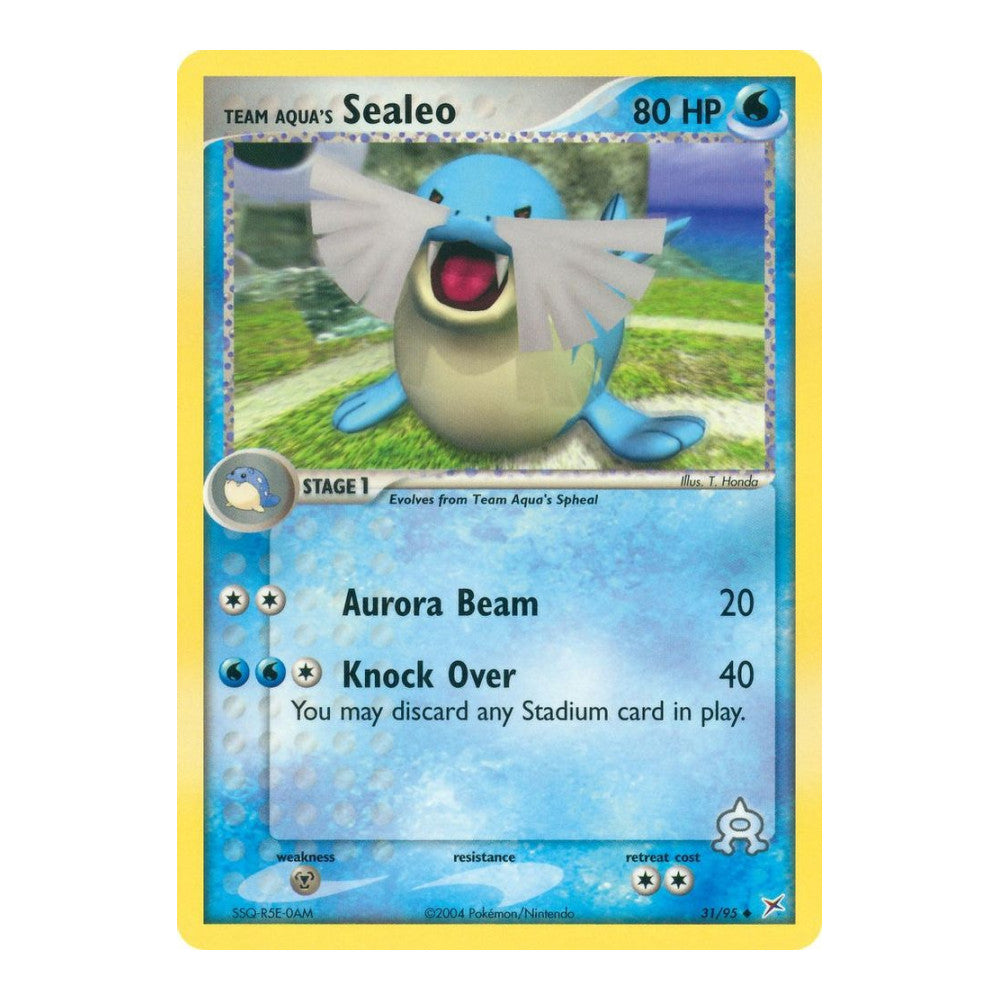 EX Team Magma vs Team Aqua (MA) - Team Aquas Sealeo 31 95 (#31/95) (Near Mint)
