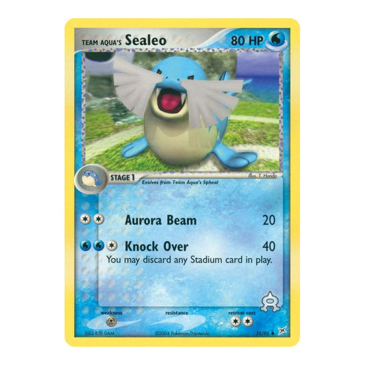 EX Team Magma vs Team Aqua (MA) - Team Aquas Sealeo 31 95 (#31/95) (Near Mint)