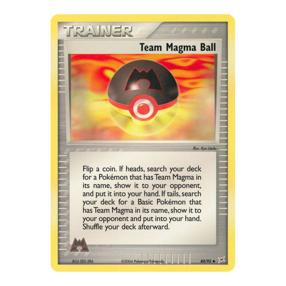 EX Team Magma vs Team Aqua (MA) - Team Magma Ball (#80/95) (Near Mint)