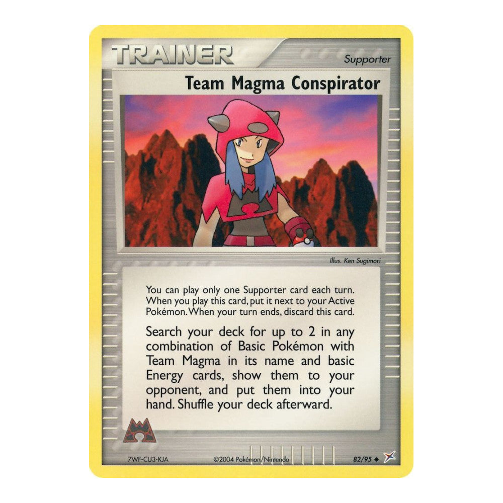 EX Team Magma vs Team Aqua (MA) - Team Magma Conspirator (#82/95) (Near Mint)