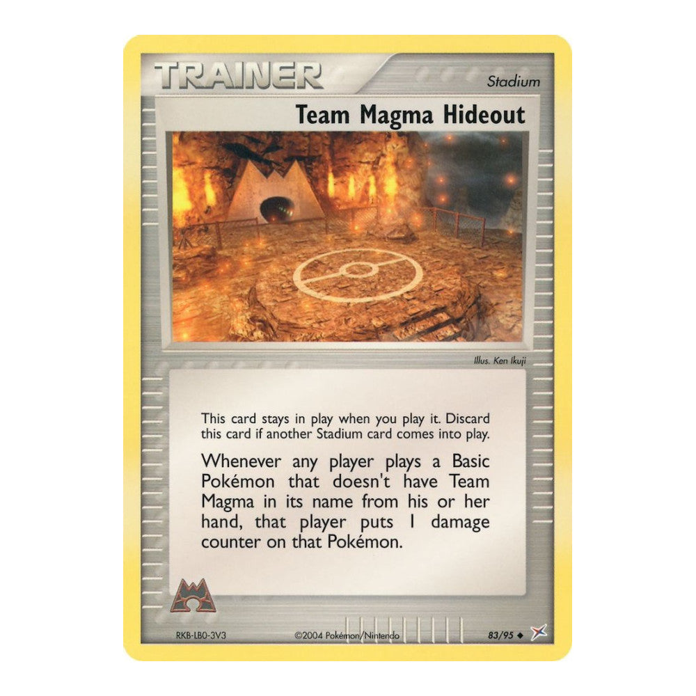EX Team Magma vs Team Aqua (MA) - Team Magma Hideout (#83/95) (Near Mint)