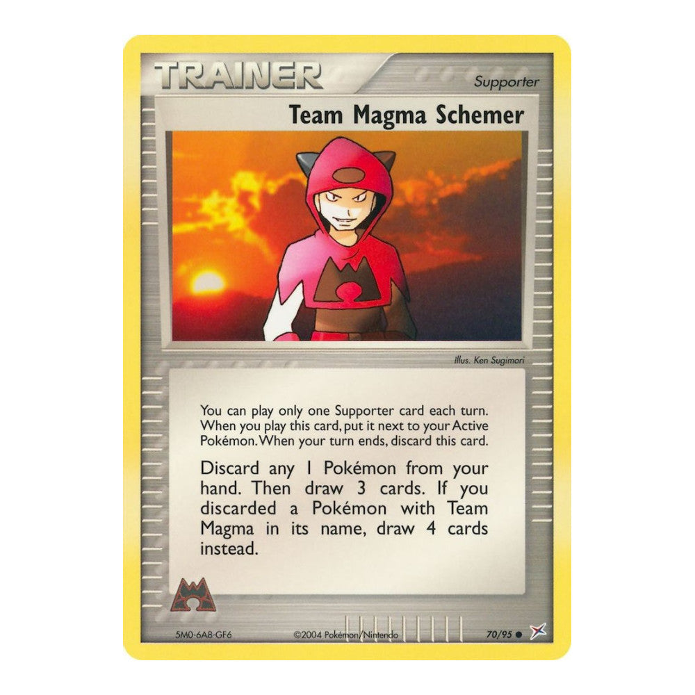 EX Team Magma vs Team Aqua (MA) - Team Magma Schemer (#70/95) (Near Mint)