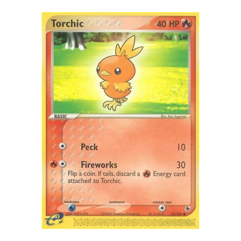 EX Ruby and Sapphire (RS) - Torchic 73 109 (#73/109) (Near Mint)