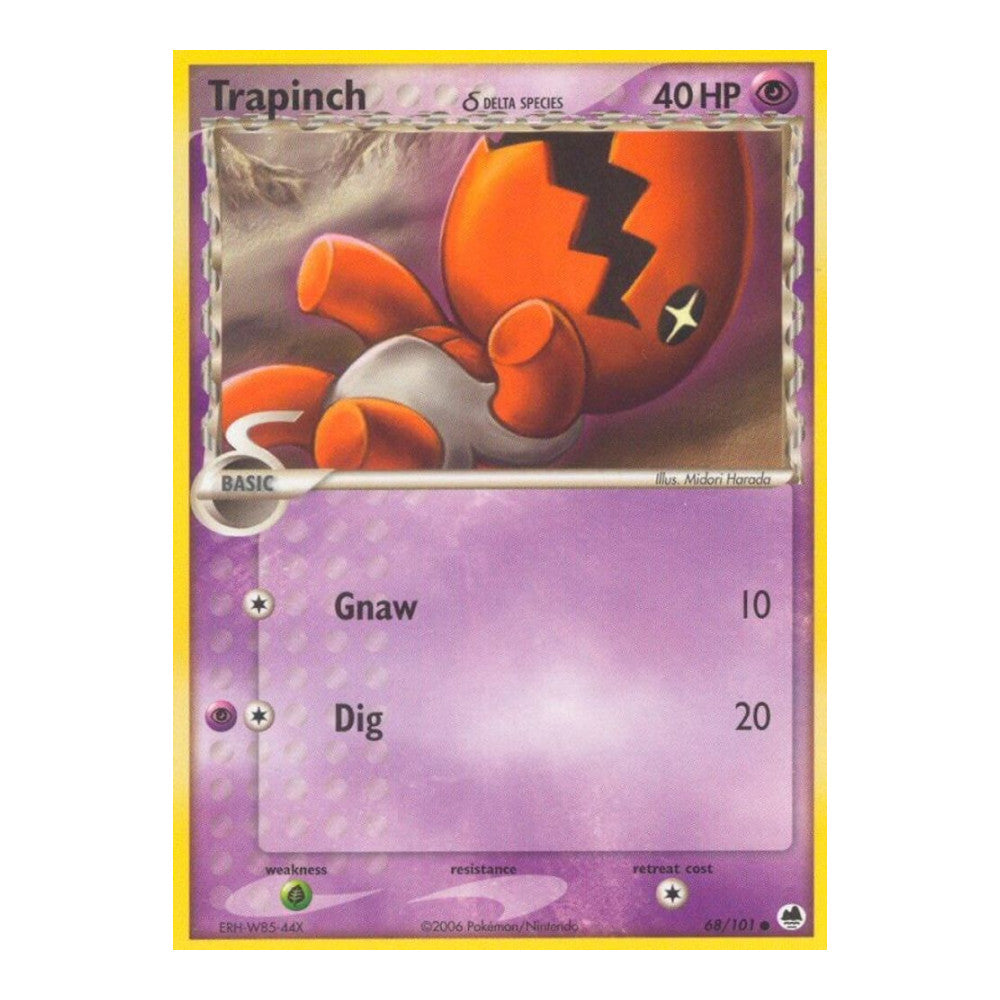 EX Dragon Frontiers (DF) - Trapinch 068 101 Delta Species (#68/101) (Near Mint)