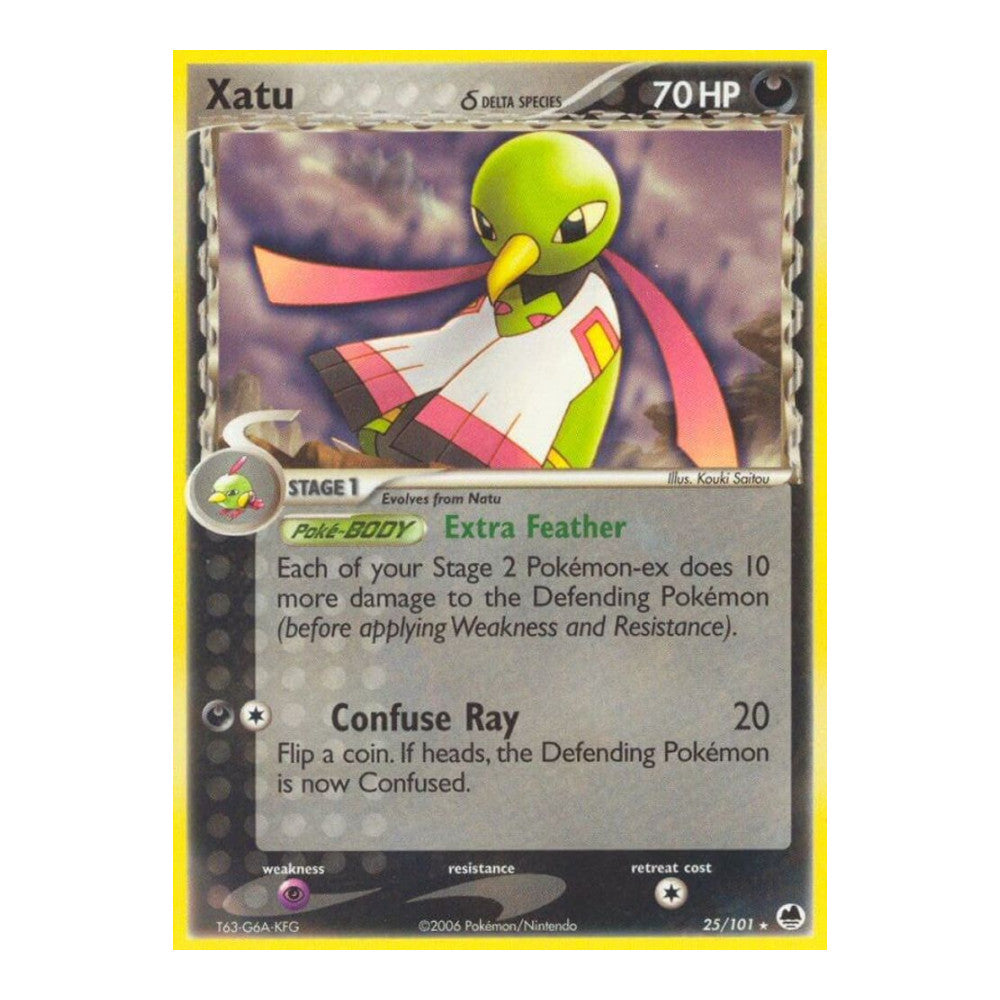 EX Dragon Frontiers (DF) - Xatu Delta Species (#25/101) (Near Mint)